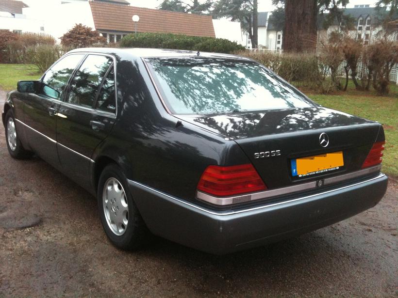 left hand car MERCEDES S CLASS S 600 V12 SE